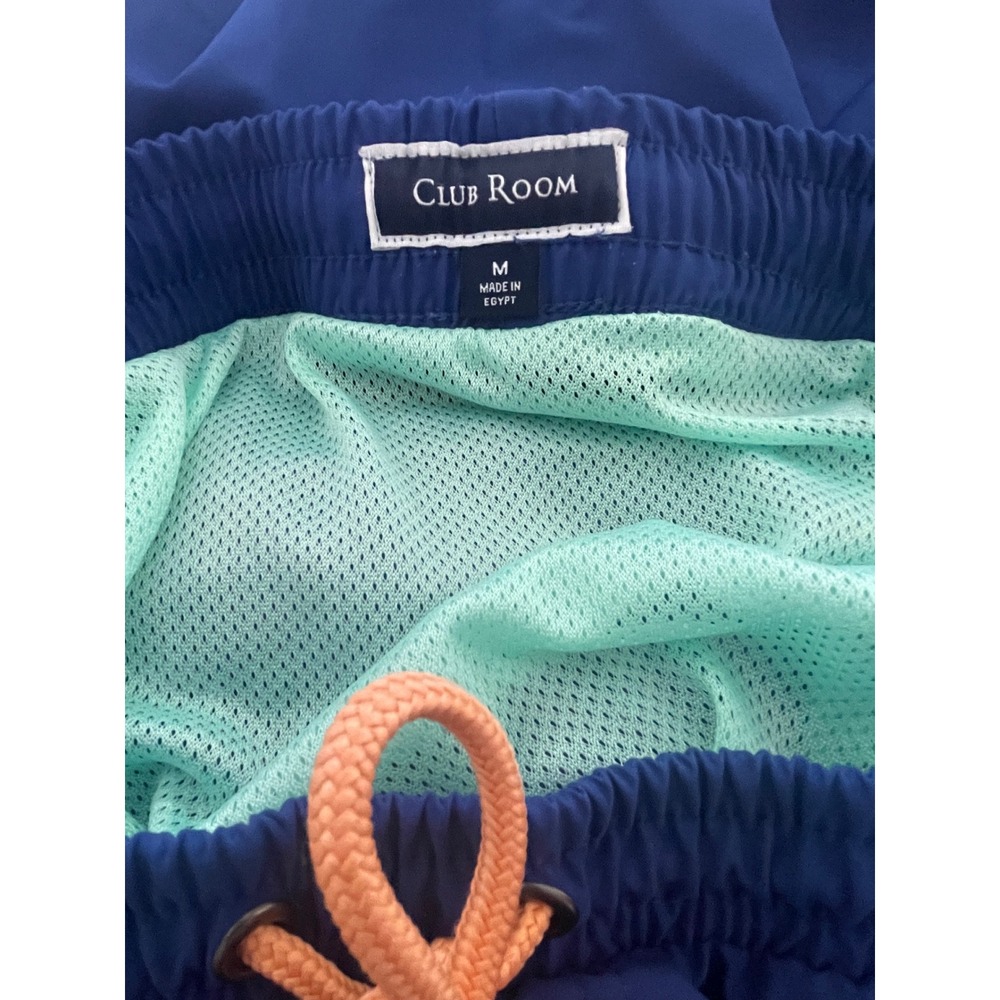 Club Room Men's‎ Quick-Dry Performance Solid 7" Swim Trunks Size M - Picture 5 of 6